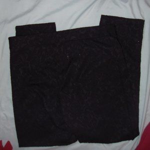 NEW Lace lacy size large black  pants casual dress